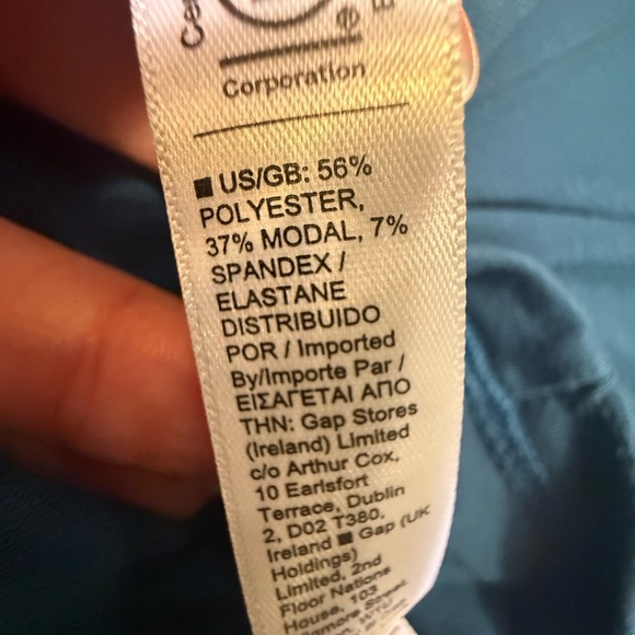 NWOT Athleta Blue/Green Teal Long Sleeve Activewear Tee Size XXS - Picture 3 of 8